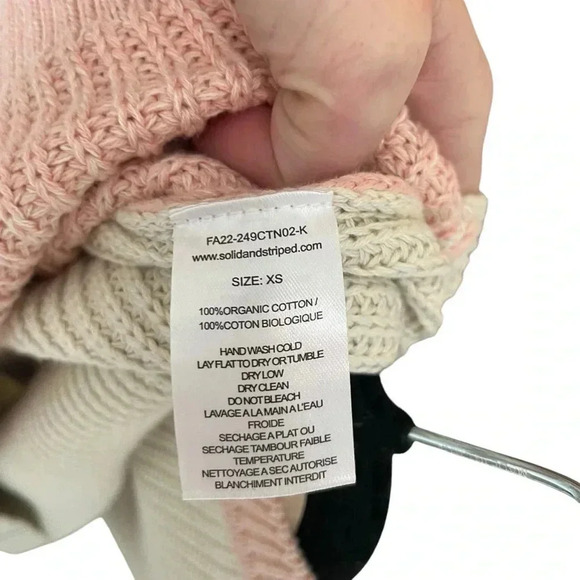 NWT Solid & Striped Sweater Max Asymmetrical Pullover Oversized Colorblock - Picture 6 of 6